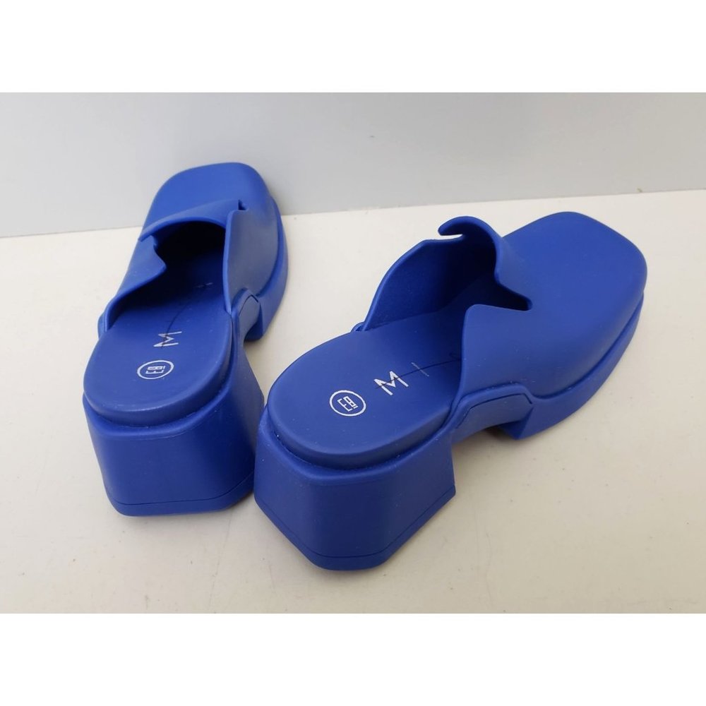 E8 By Miista Blissa Mule Heels in Blue - Picture 3 of 5